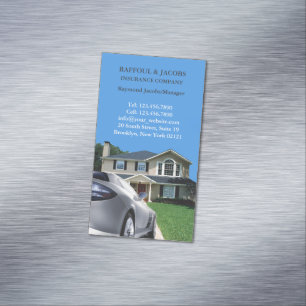 Versicherungen Magnetische Visitenkarte
