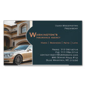 Versicherungen Magnetische Visitenkarte (Vorderseite)