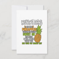 Versicherungen sind Agenten wie Ananas.