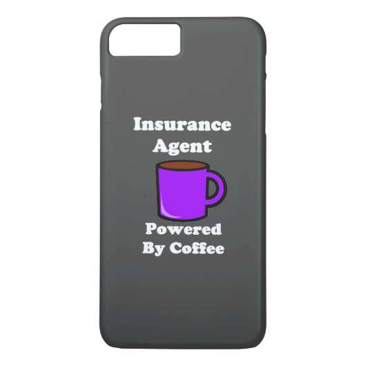 "Versicherungs-Agent" angetrieben durch Kaffee Case-Mate iPhone Hülle (Rückseite)