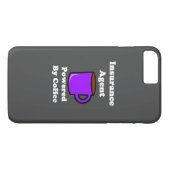 "Versicherungs-Agent" angetrieben durch Kaffee Case-Mate iPhone Hülle (Rückseite (Horizontal))