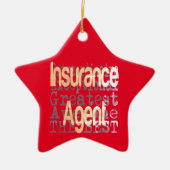 Versicherungs-Agent außerordentlicher Keramik Ornament (Vorne)