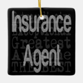 Versicherungs-Agent außerordentlicher Keramikornament (Vorderseite)
