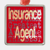 Versicherungs-Agent außerordentlicher Ornament Aus Metall (Vorne)