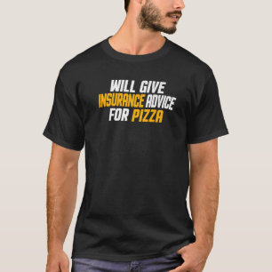 Versicherungs-Agent Funny gibt Versicherungsberatu T-Shirt