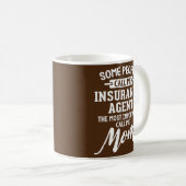 Versicherungs-Agent Mama Geschenk nennen Sie mir M Kaffeetasse (VorderseiteRechts)
