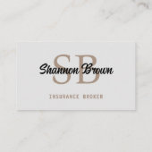 Versicherungs-Agent-Visitenkarte | Hypothekenmakle Visitenkarte (Rückseite)