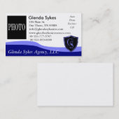 Versicherungs-Agentur 3,5" x 2,0", 100 verpacken, Visitenkarte (Vorne/Hinten)