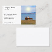 Versicherungs-ältere Paar-Visitenkarte Visitenkarte (Vorne/Hinten)