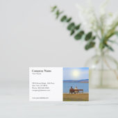 Versicherungs-ältere Paar-Visitenkarte Visitenkarte (Stehend Vorderseite)