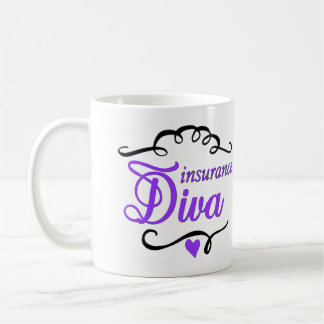 Versicherungs-Diva-Kaffee-Tasse Kaffeetasse
