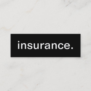 Versicherungs-Visitenkarte Mini Visitenkarte