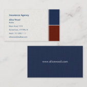 Versicherungs-Visitenkarte Visitenkarte (Vorne/Hinten)