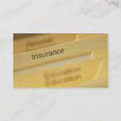 Versicherungs-Visitenkarte Visitenkarte (Rückseite)