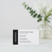 Versicherungs-Visitenkarten Visitenkarte (Stehend Vorderseite)