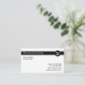 Versicherungs-Zuhause-Auto-Gesundheit Visitenkarte (Stehend Vorderseite)