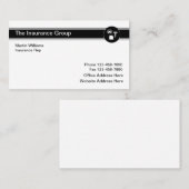 Versicherungs-Zuhause-Auto-Gesundheit Visitenkarte (Vorne/Hinten)