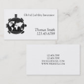 Versicherungsadjuster Broker Business Cards Visitenkarte (Vorne/Hinten)