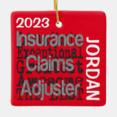 Versicherungsansprüche Adjuster Extraordinaire CUS Keramikornament (Vorderseite)