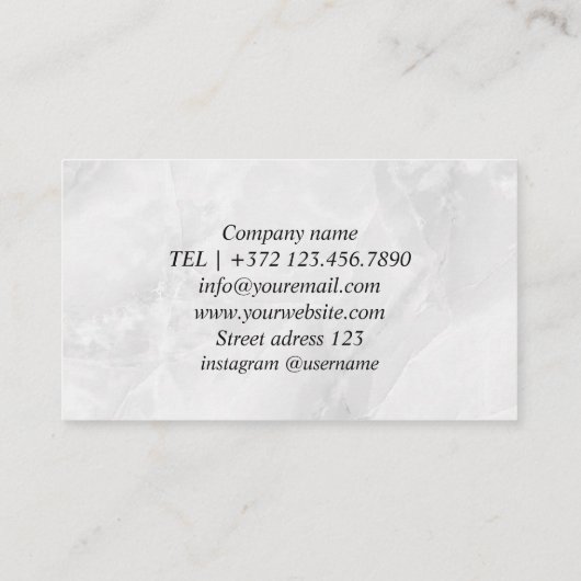 Versicherungsberater Agent Visitenkarte (Rückseite)