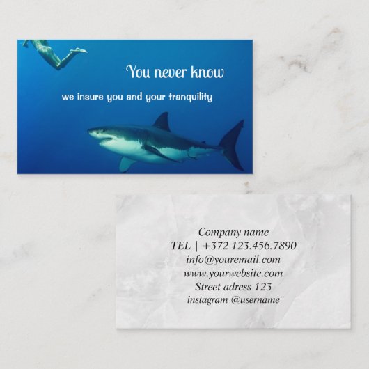 Versicherungsberater Agent Visitenkarte (Vorne/Hinten)