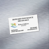 Versicherungsgesellschaft Magnetische Visitenkarte (Beispiel)