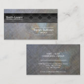 Versicherungskarte Rock Textur Beruflich Visitenkarte (Vorne/Hinten)