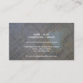 Versicherungskarte Rock Textur Beruflich Visitenkarte (Rückseite)