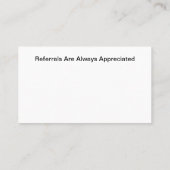 Versicherungsmakler - Moderne Visitenkarten Visitenkarte (Rückseite)