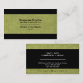 Versicherungsmakler-Visitenkarte - einfache Visitenkarte (Vorne/Hinten)