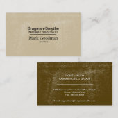 Versicherungsmakler-Visitenkarte - einfache Visitenkarte (Vorne/Hinten)