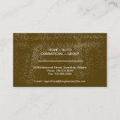 Versicherungsmakler-Visitenkarte - einfache Visitenkarte (Rückseite)