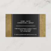 Versicherungsmakler-Visitenkarte - hoch entwickelt Visitenkarte (Rückseite)