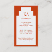 Versicherungsmakler-Visitenkarten Visitenkarte (Rückseite)