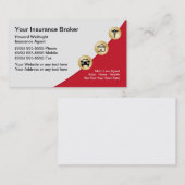 Versicherungsmakler-Visitenkarten Visitenkarte (Vorne/Hinten)