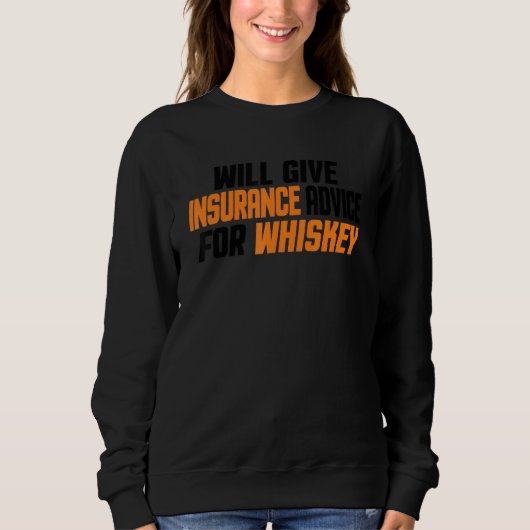 Versicherungsmakler wird Versicherungsberatung für Sweatshirt (Vorderseite)