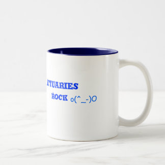 Versicherungsmathematiker/Beruf/Beruf Felsen-Tasse Zweifarbige Tasse