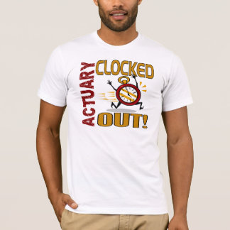 Versicherungsmathematiker heraus abgestoppt T-Shirt