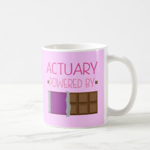 Versicherungsmathematiker-Schokoladen-Geschenk für Kaffeetasse