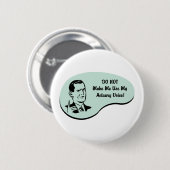 Versicherungsmathematiker-Stimme Button (Vorne & Hinten)