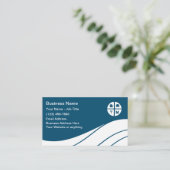 Versicherungsunternehmen Moderne Visitenkarten Visitenkarte (Stehend Vorderseite)