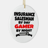 Versicherungsverkäufer Gamer Keramik Ornament (Rechts)