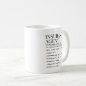 Versicherungsvertreter Kaffeetasse (VorderseiteRechts)