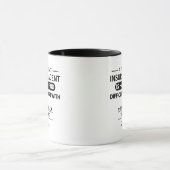 Versicherungsvertreter nach Maß Tasse (Zentrum)