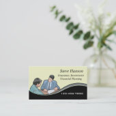 Versicherungsvertreter Visitenkarte (Stehend Vorderseite)