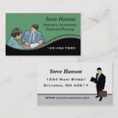 Versicherungsvertreter Visitenkarte (Vorne/Hinten)