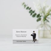 Versicherungsvertreter Visitenkarte (Stehend Vorderseite)