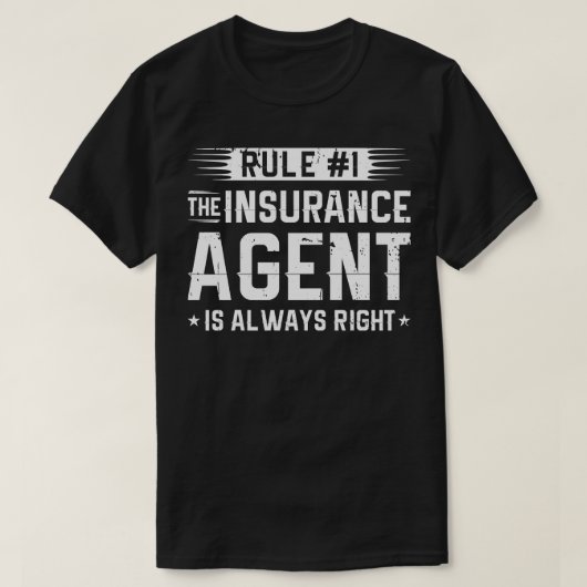 Versicherungsvertrieb Agent 1 T-Shirt (Design vorne)