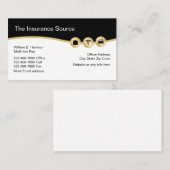 Versicherungszeitgestaltung Visitenkarte (Vorne/Hinten)