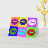 Versiegelt mit einem Kuss Karte (Gelbe Blume)